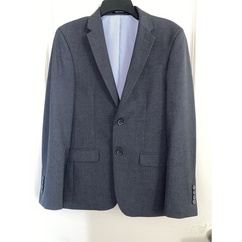 Egara 30 Dark Gray Skinny Fit Mens Jacket And Pants Suit